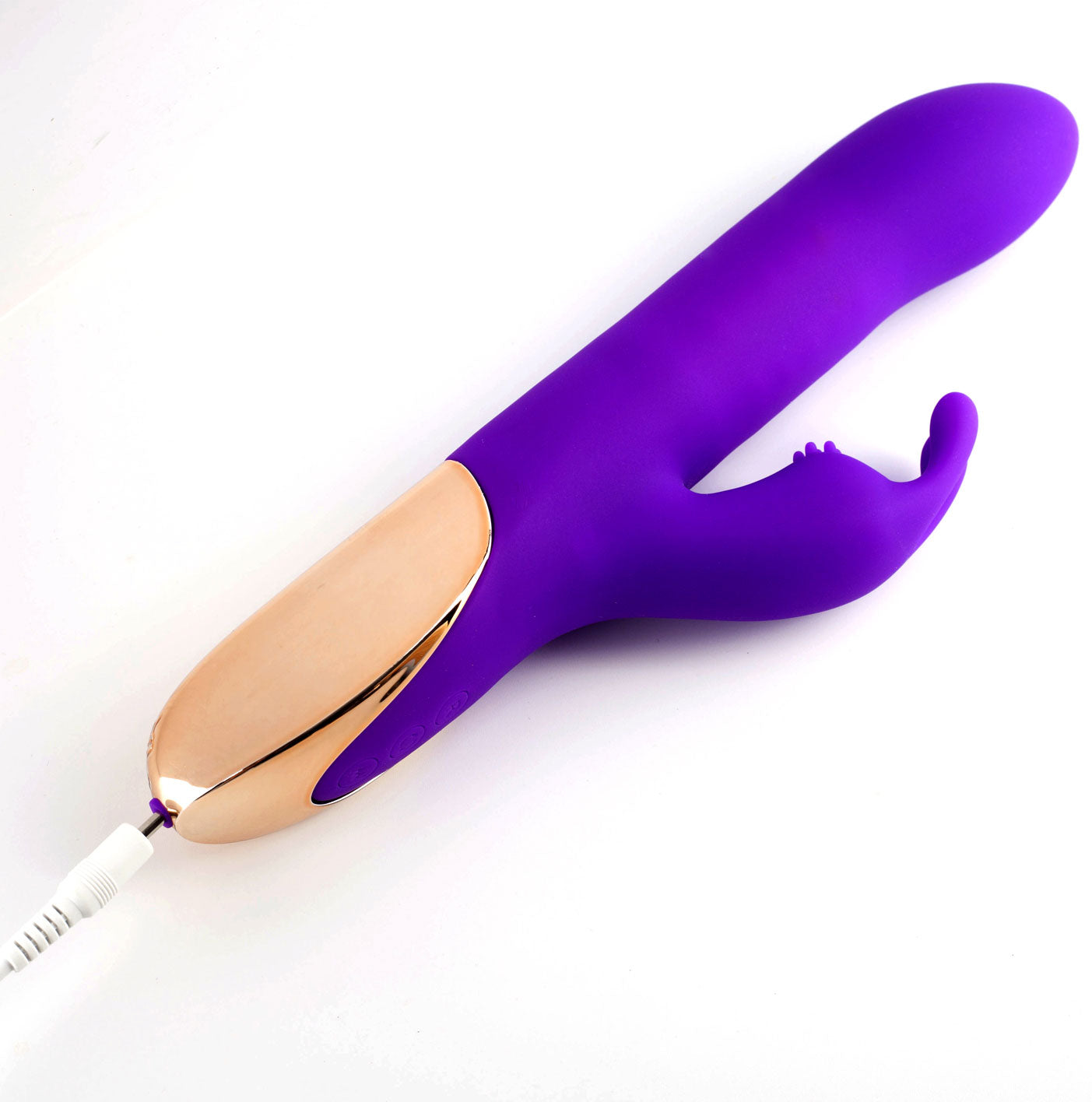 Karlin USB Rechargeable 10-Function Rabbit Vibrator - Purple-Vibrators-Maia Toys-Andy's Adult World