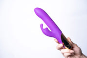 Karlin USB Rechargeable 10-Function Rabbit Vibrator - Purple-Vibrators-Maia Toys-Andy's Adult World