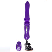 Monroe USB Rechargeable Silicone Thrusting Portable Love Machine - Purple-Vibrators-Maia Toys-Andy's Adult World