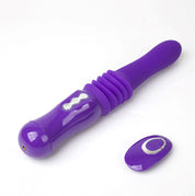 Monroe USB Rechargeable Silicone Thrusting Portable Love Machine - Purple-Vibrators-Maia Toys-Andy's Adult World