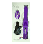 Monroe USB Rechargeable Silicone Thrusting Portable Love Machine - Purple-Vibrators-Maia Toys-Andy's Adult World