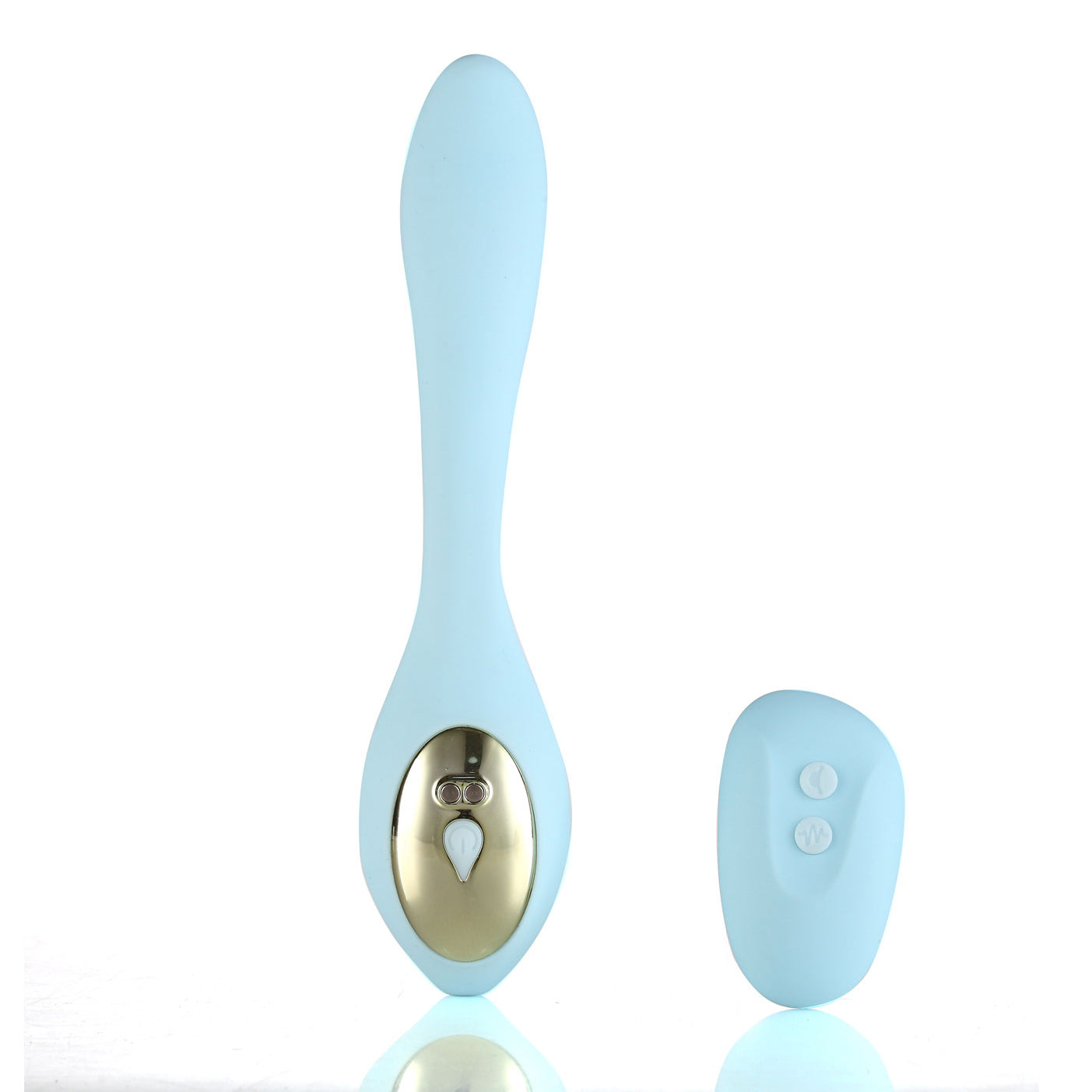 Harmonie Rechargeable Remote Silicone Bendable Vibrator -Teal-Vibrators-Maia Toys-Andy's Adult World