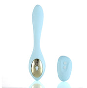 Harmonie Rechargeable Remote Silicone Bendable Vibrator -Teal-Vibrators-Maia Toys-Andy's Adult World