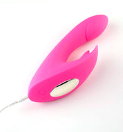 Leah USB Rechargeable Silicone 10-Function Rabbit Vibrator - Pink-Vibrators-Maia Toys-Andy's Adult World