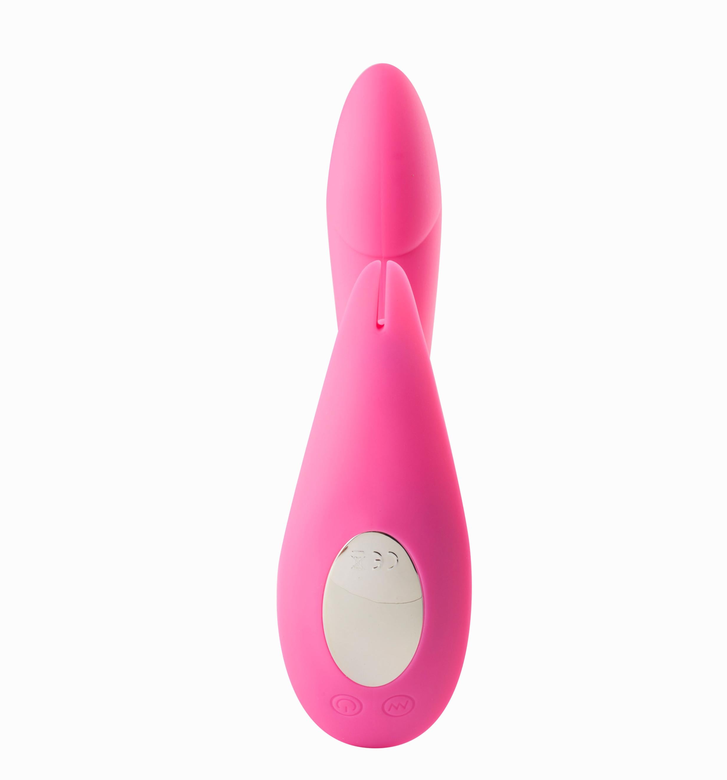 Leah USB Rechargeable Silicone 10-Function Rabbit Vibrator - Pink-Vibrators-Maia Toys-Andy's Adult World