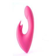 Leah USB Rechargeable Silicone 10-Function Rabbit Vibrator - Pink-Vibrators-Maia Toys-Andy's Adult World