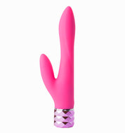 Victoria Crystal Gem Dual Vibrator - Pink-Vibrators-Maia Toys-Andy's Adult World