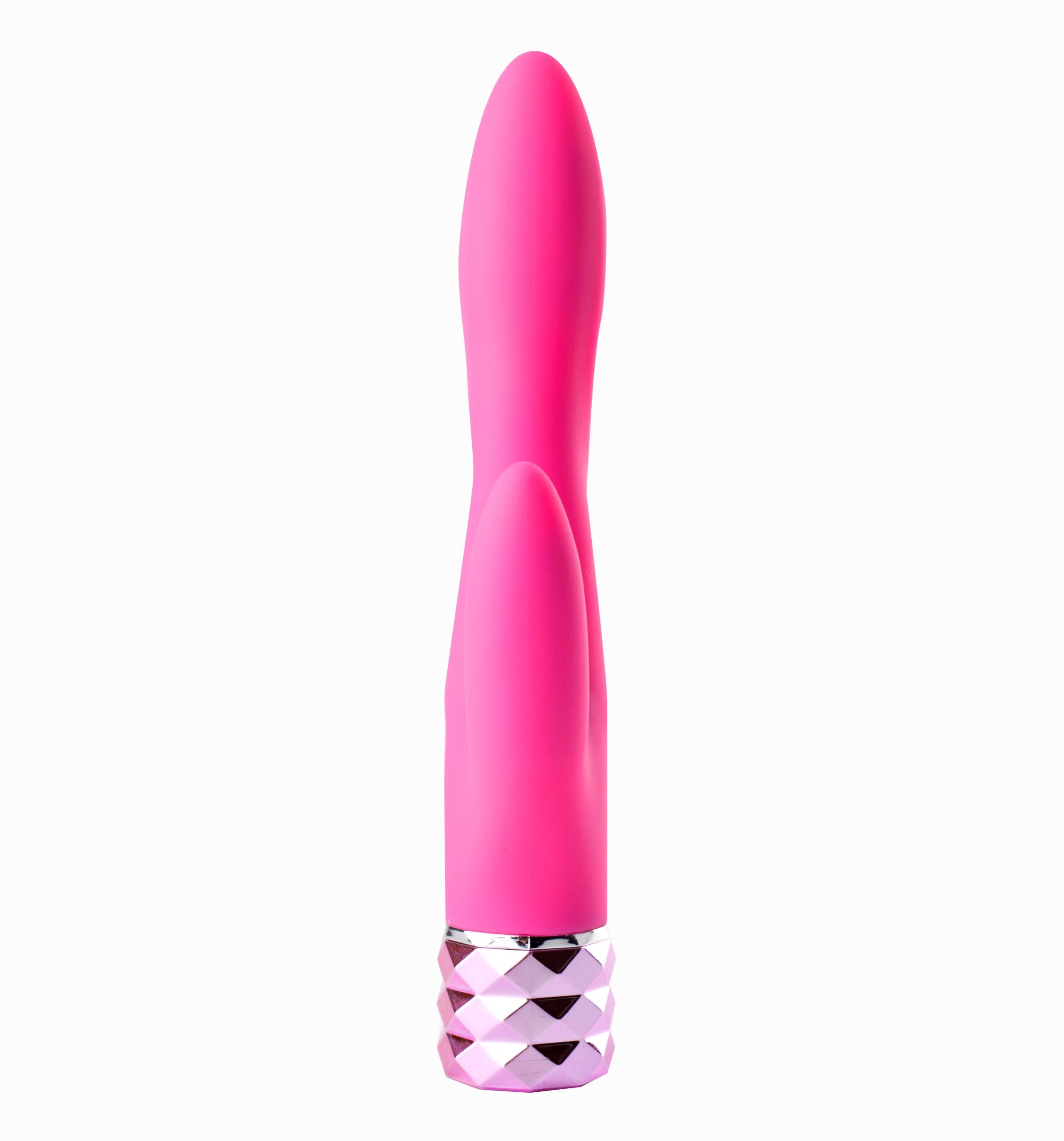 Victoria Crystal Gem Dual Vibrator - Pink-Vibrators-Maia Toys-Andy's Adult World