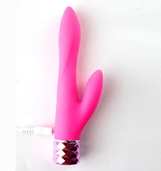 Victoria Crystal Gem Dual Vibrator - Pink-Vibrators-Maia Toys-Andy's Adult World