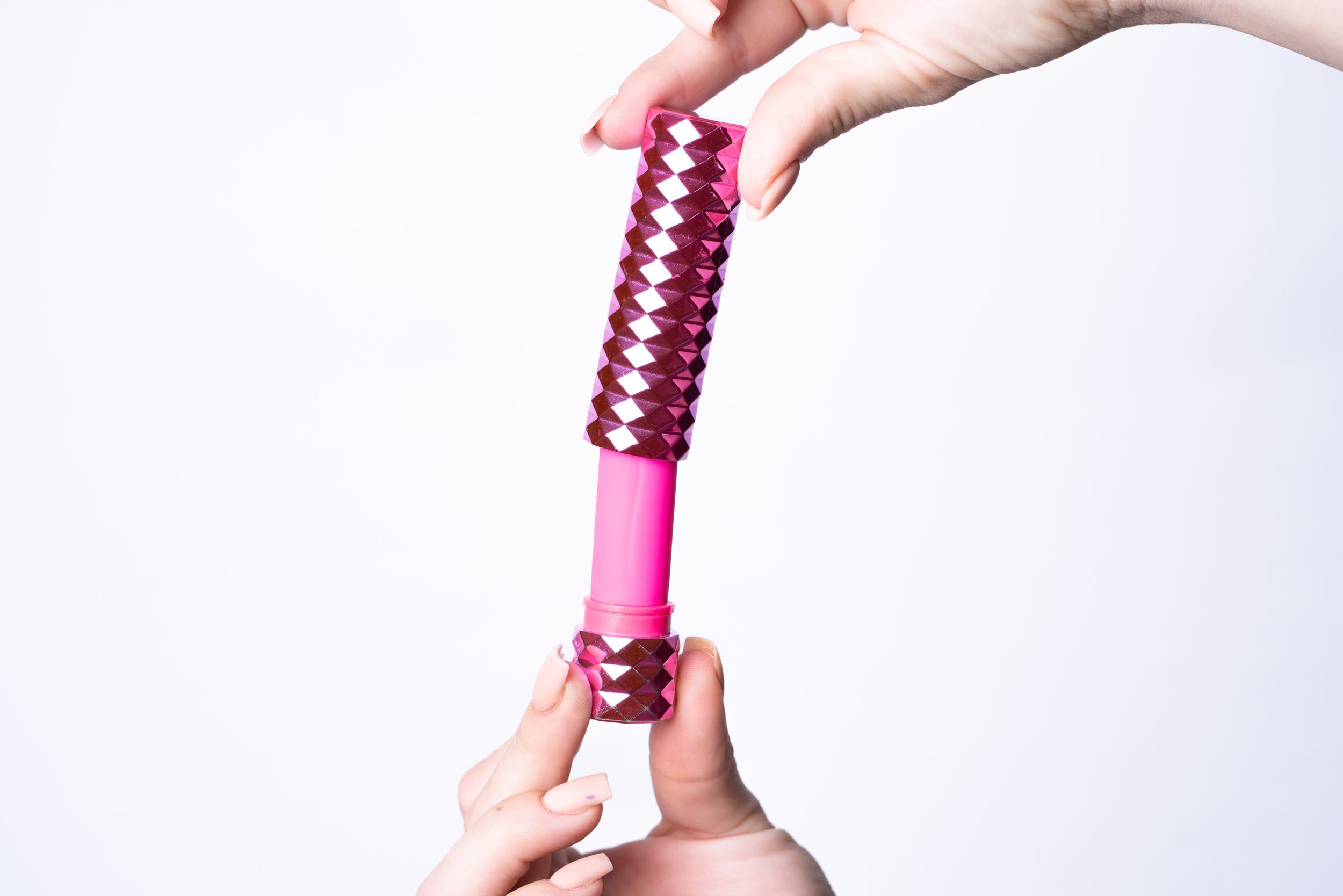 Roxie Crystal Gem Lipstick Bullet Vibrator - Pink-Vibrators-Maia Toys-Andy's Adult World