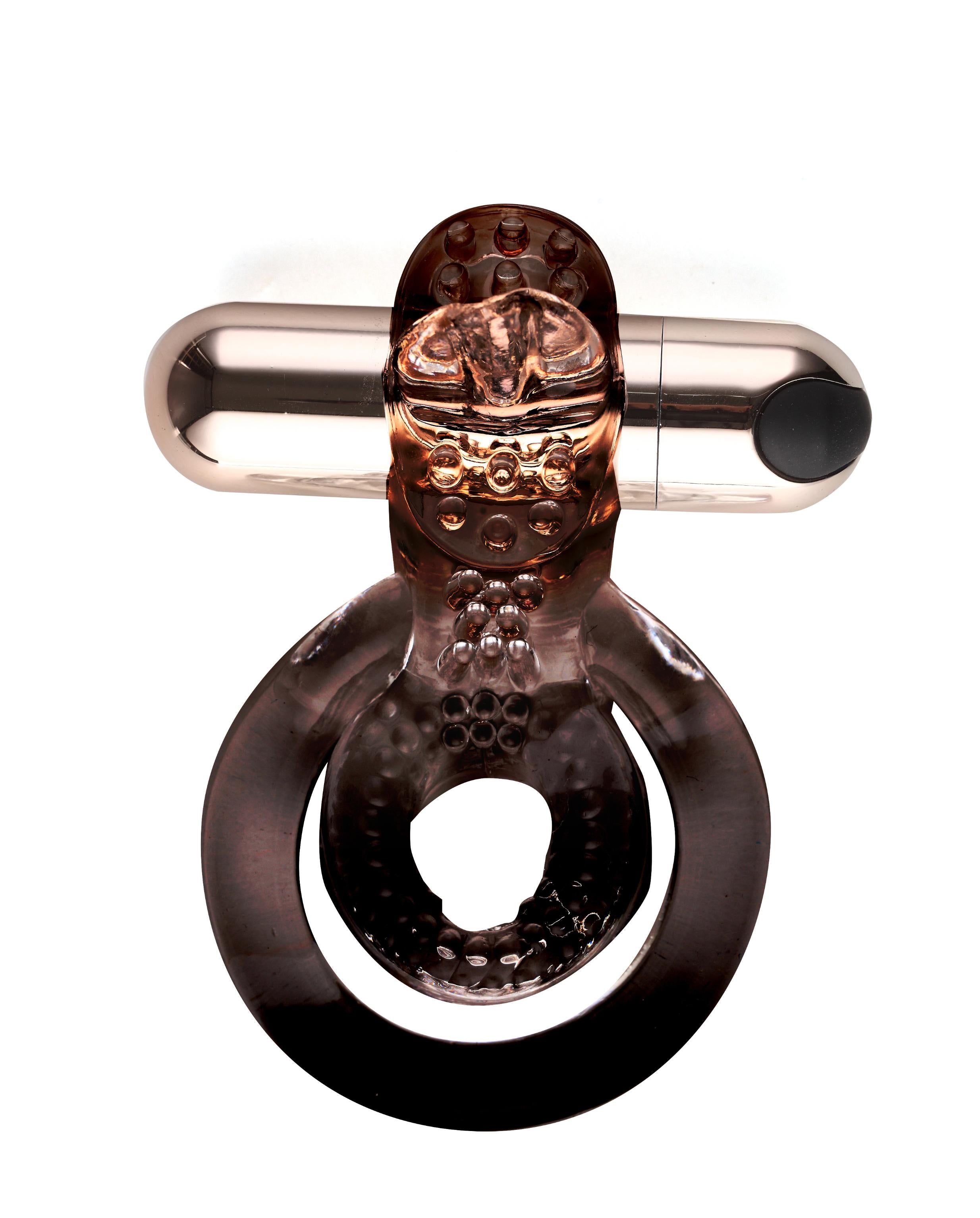 Jayden Vibrating Erection Enhancer Ring - Rose Gold-Cockrings-Maia Toys-Andy's Adult World