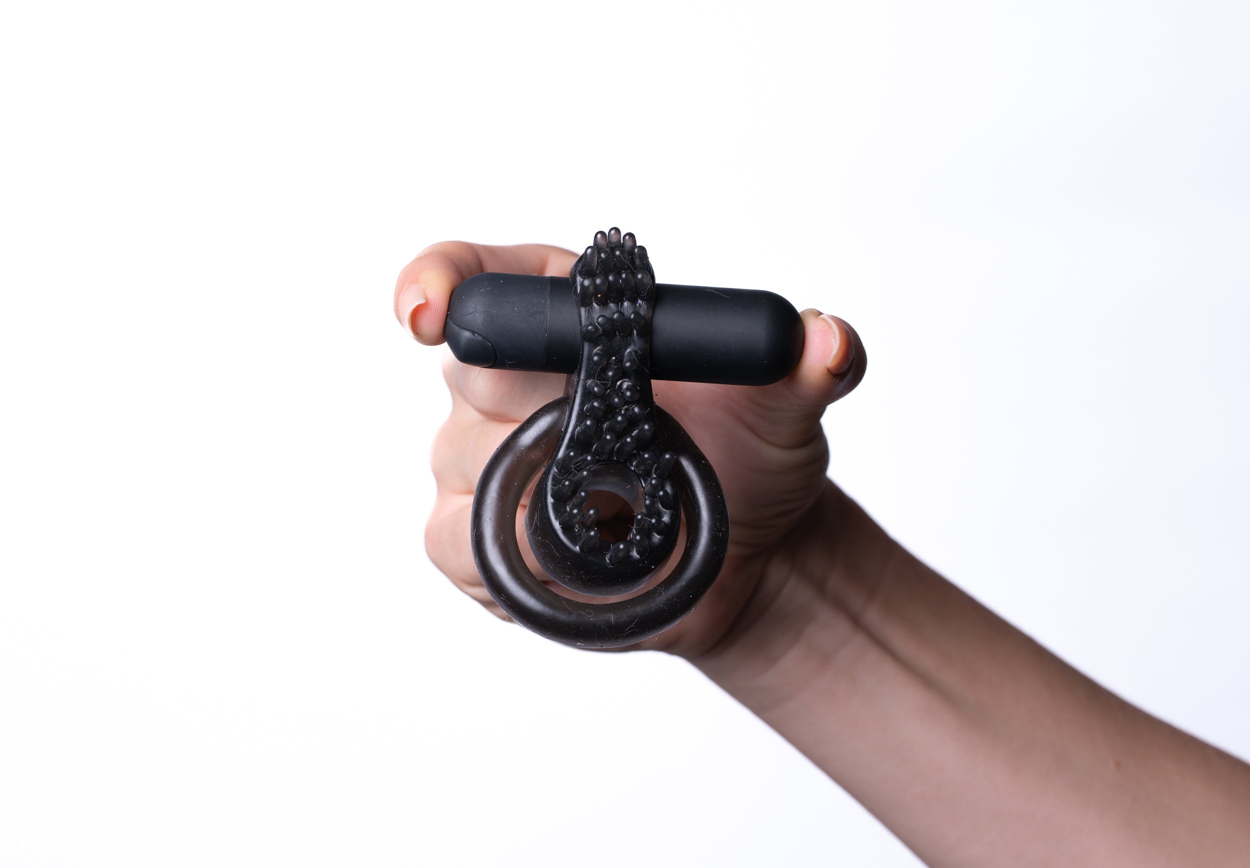 Jagger Vibrating Erection Enhancer Ring - Black-Couples Toys-Maia Toys-Andy's Adult World