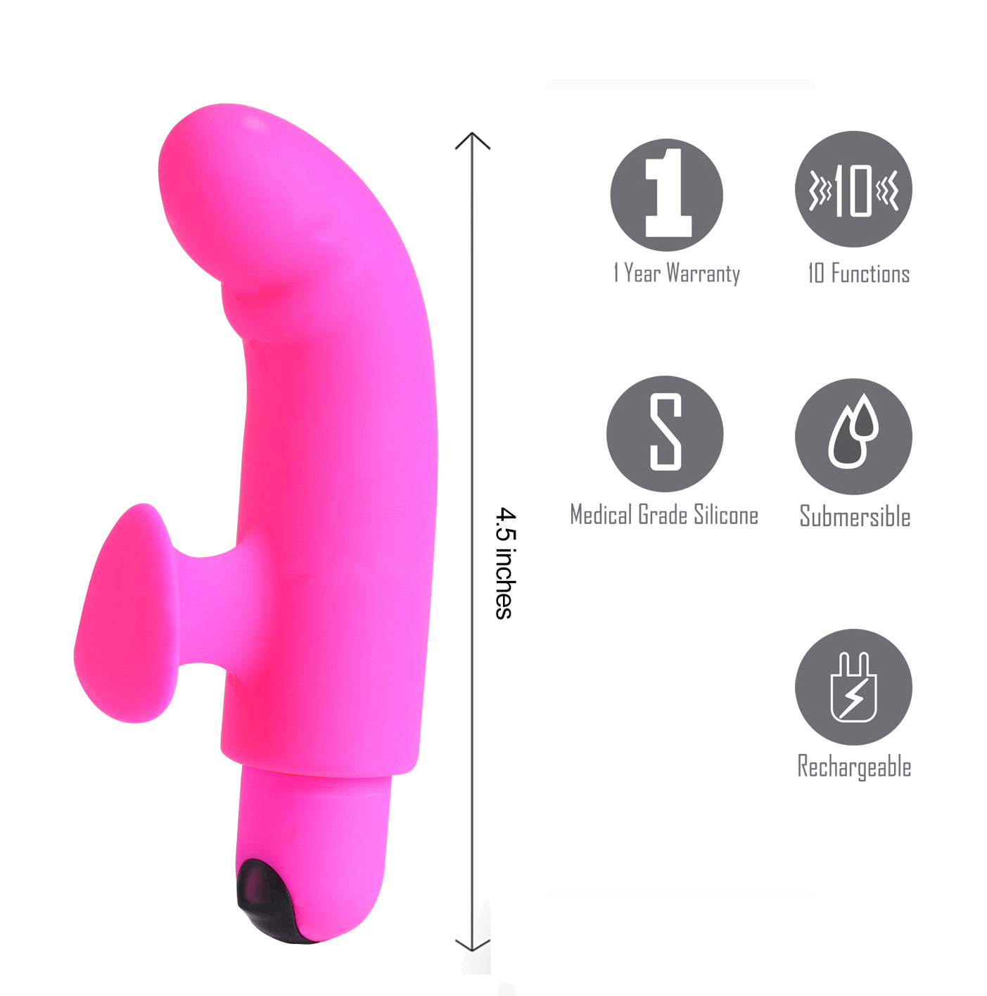 Sadie Silicone Finger Vibrator - Pink-Vibrators-Maia Toys-Andy's Adult World