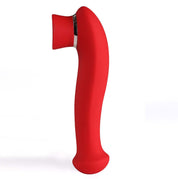 Destiny 15-Function Rechargeable Vibrating - Suction Wand - Cherry Red-Vibrators-Maia Toys-Andy's Adult World