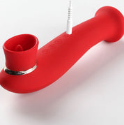 Destiny 15-Function Rechargeable Vibrating - Suction Wand - Cherry Red-Vibrators-Maia Toys-Andy's Adult World