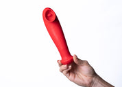 Destiny 15-Function Rechargeable Vibrating - Suction Wand - Cherry Red-Vibrators-Maia Toys-Andy's Adult World