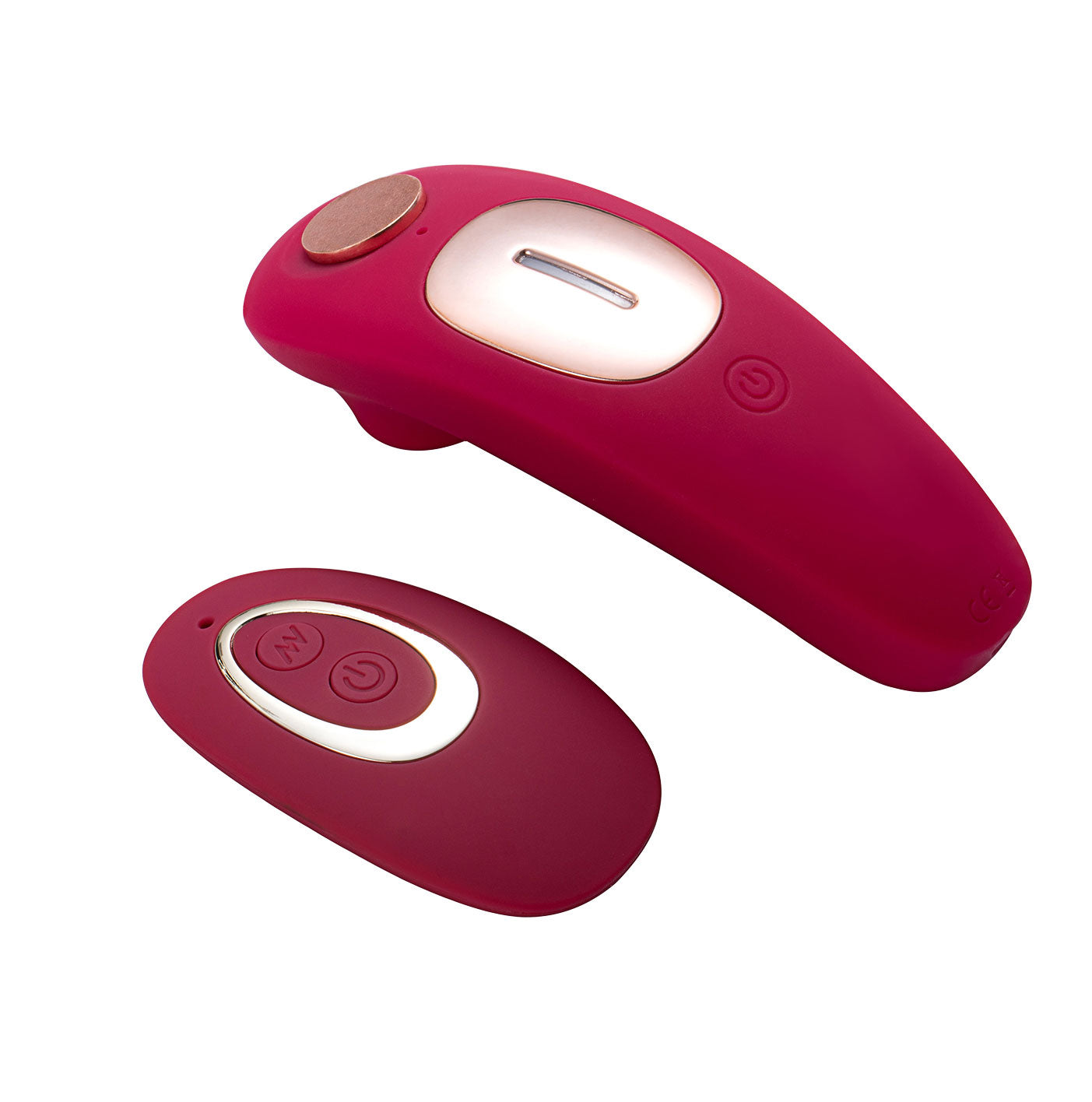 Remi 15-Function Rechargeable Remote Control Suction Panty Vibe - Red-Vibrators-Maia Toys-Andy's Adult World