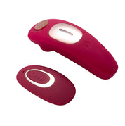 Remi 15-Function Rechargeable Remote Control Suction Panty Vibe - Red-Vibrators-Maia Toys-Andy's Adult World