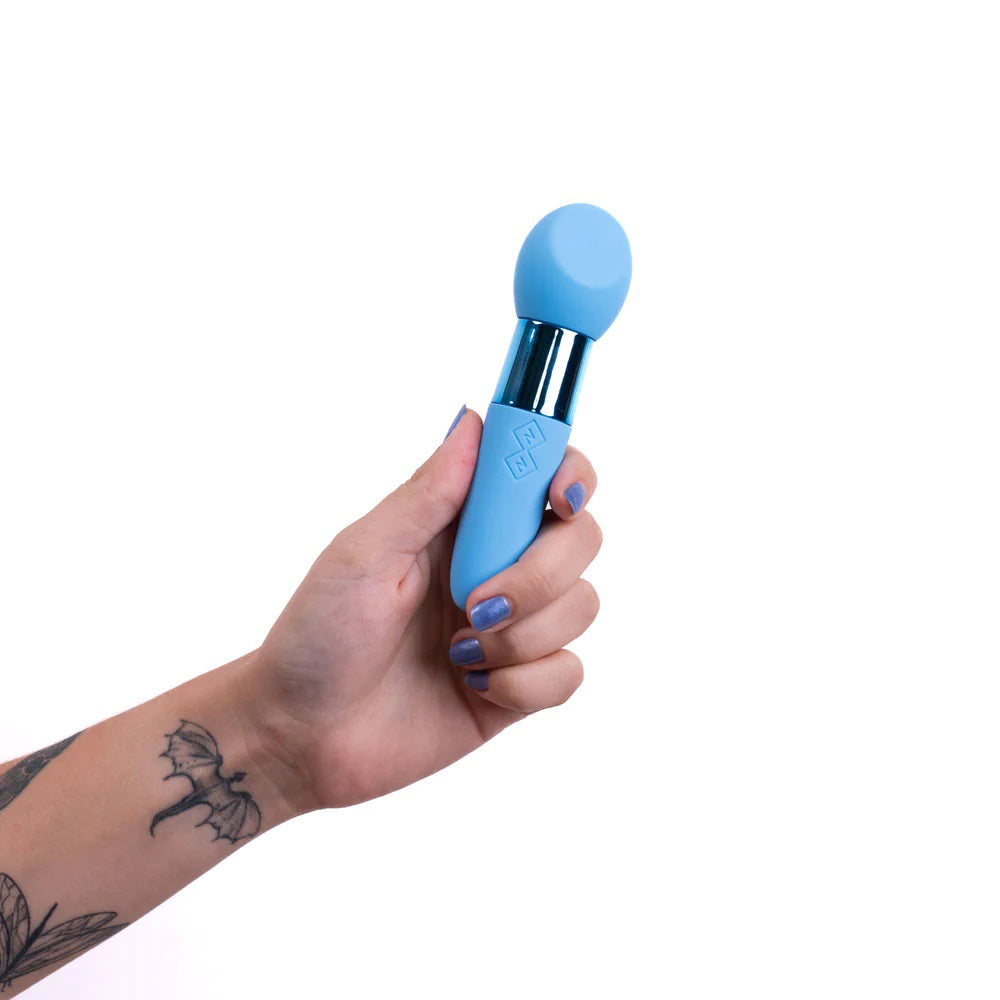 Rina Rechargeable Dual Motor Silicone 15- Function Vibrator - Blue-Vibrators-Maia Toys-Andy's Adult World