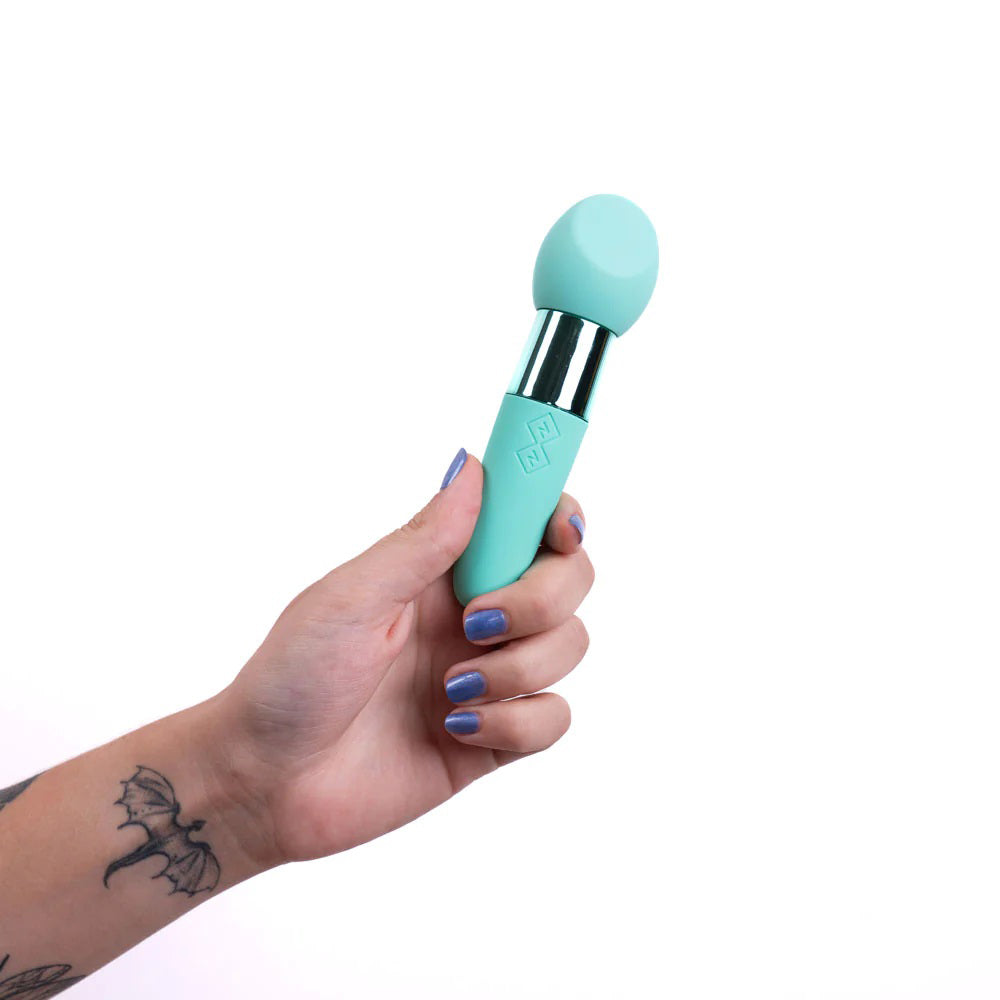 Rina Rechargeable Dual Motor Silicone 15- Function Vibrator - Green-Vibrators-Maia Toys-Andy's Adult World