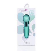 Rina Rechargeable Dual Motor Silicone 15- Function Vibrator - Green-Vibrators-Maia Toys-Andy's Adult World