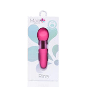 Rina Rechargeable Dual Motor Silicone 15- Function Vibrator - Pink-Vibrators-Maia Toys-Andy's Adult World