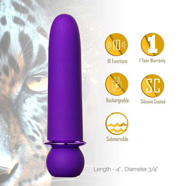 Jaguar Fiercely Powerful - Purple-Vibrators-Maia Toys-Andy's Adult World