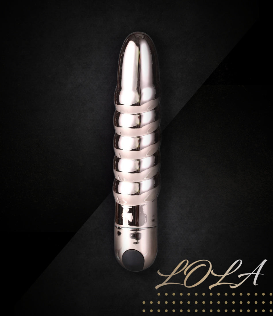 Lola 10 Function Vibrating Twisty Bullet - Rose Gold-Vibrators-Maia Toys-Andy's Adult World