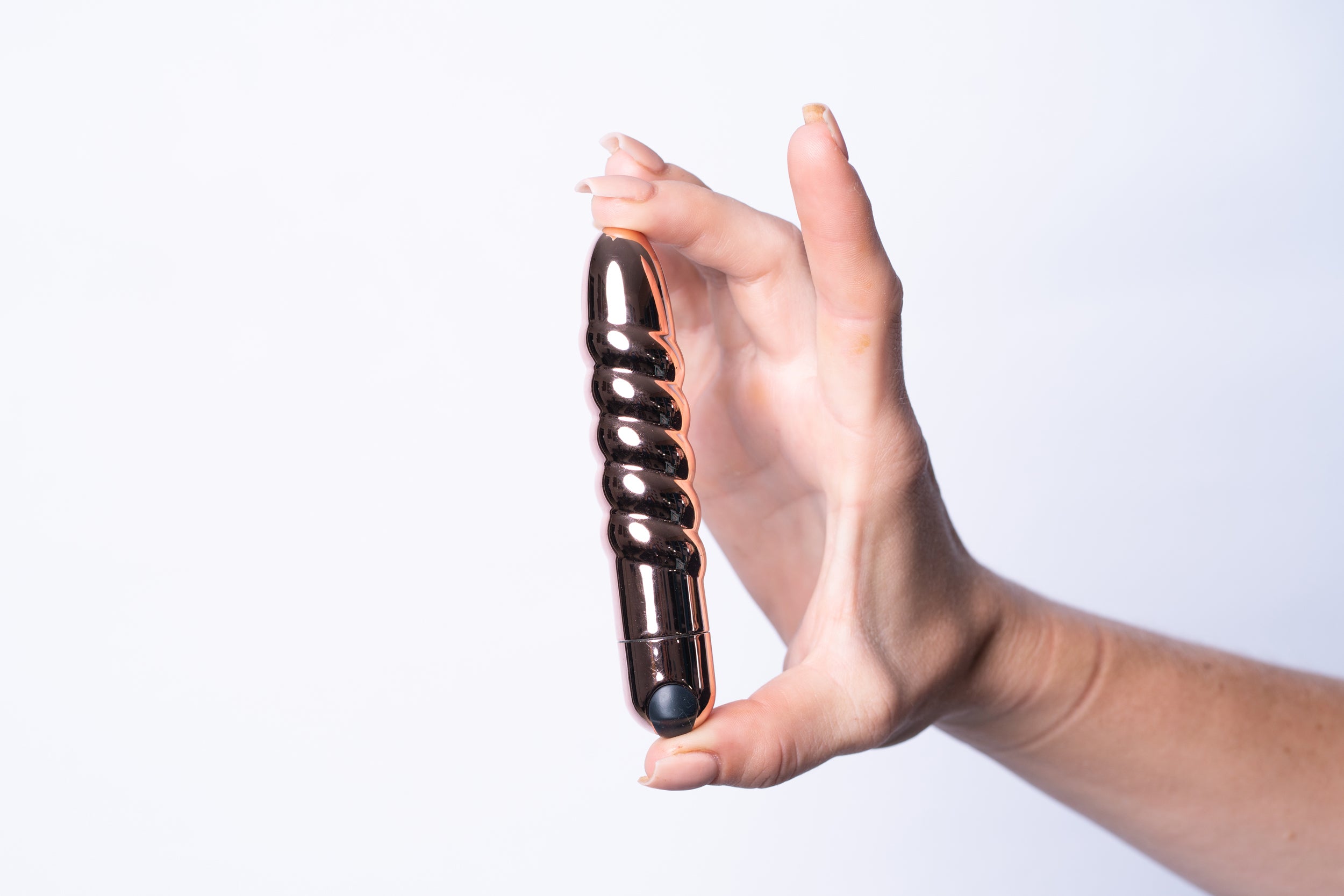 Lola 10 Function Vibrating Twisty Bullet - Rose Gold-Vibrators-Maia Toys-Andy's Adult World