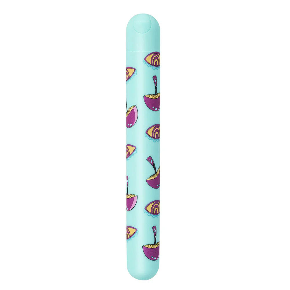 Lucy Mushroom Pattern Rechargeable X-Long Bullet - Blue-Vibrators-Maia Toys-Andy's Adult World