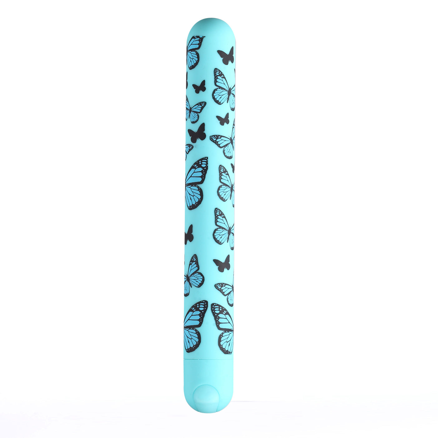 Monarch X-Long Butterfly Print Bullet - Blue-Vibrators-Maia Toys-Andy's Adult World