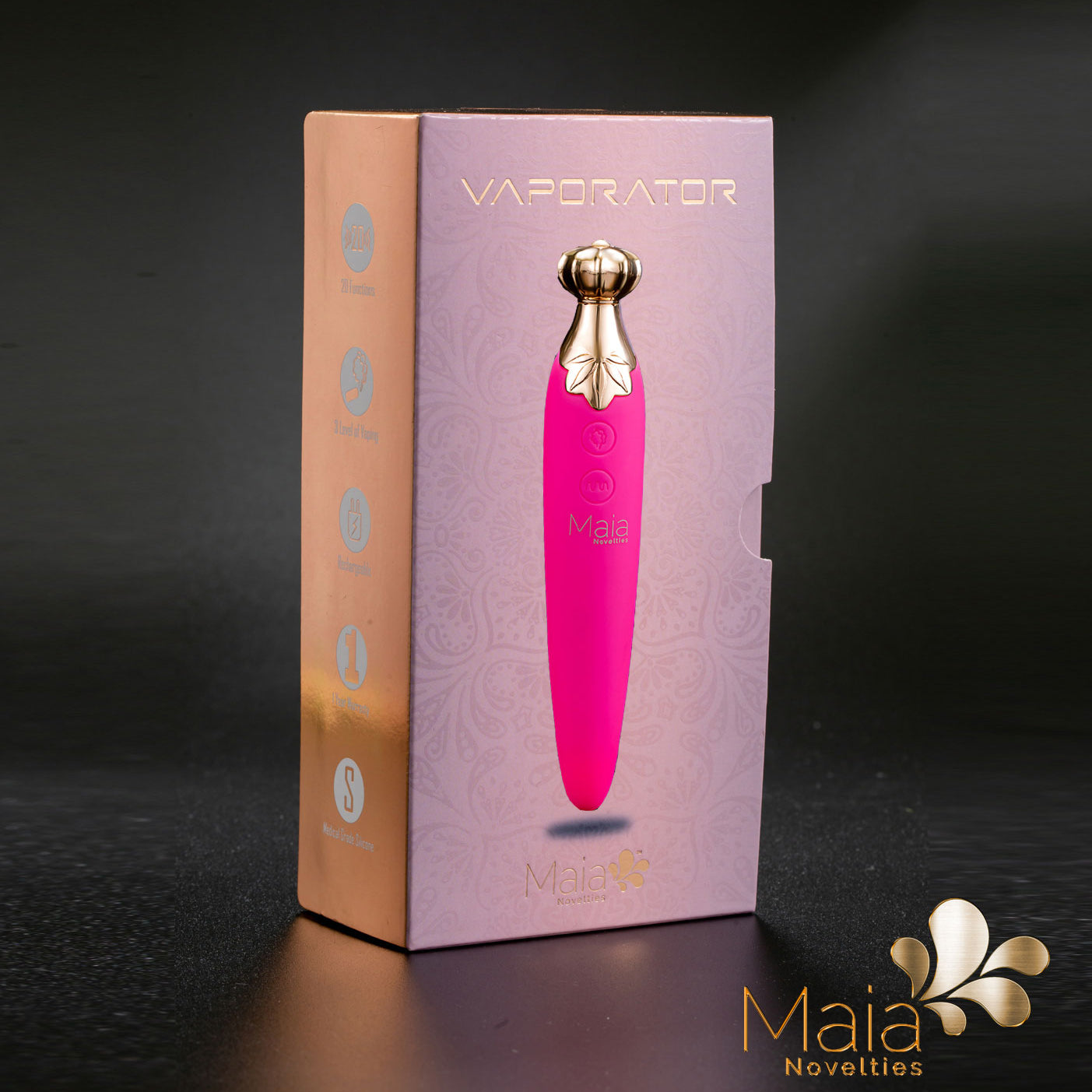 Vaporator Silicone Vibrator 420 Series - Pink-Vibrators-Maia Toys-Andy's Adult World