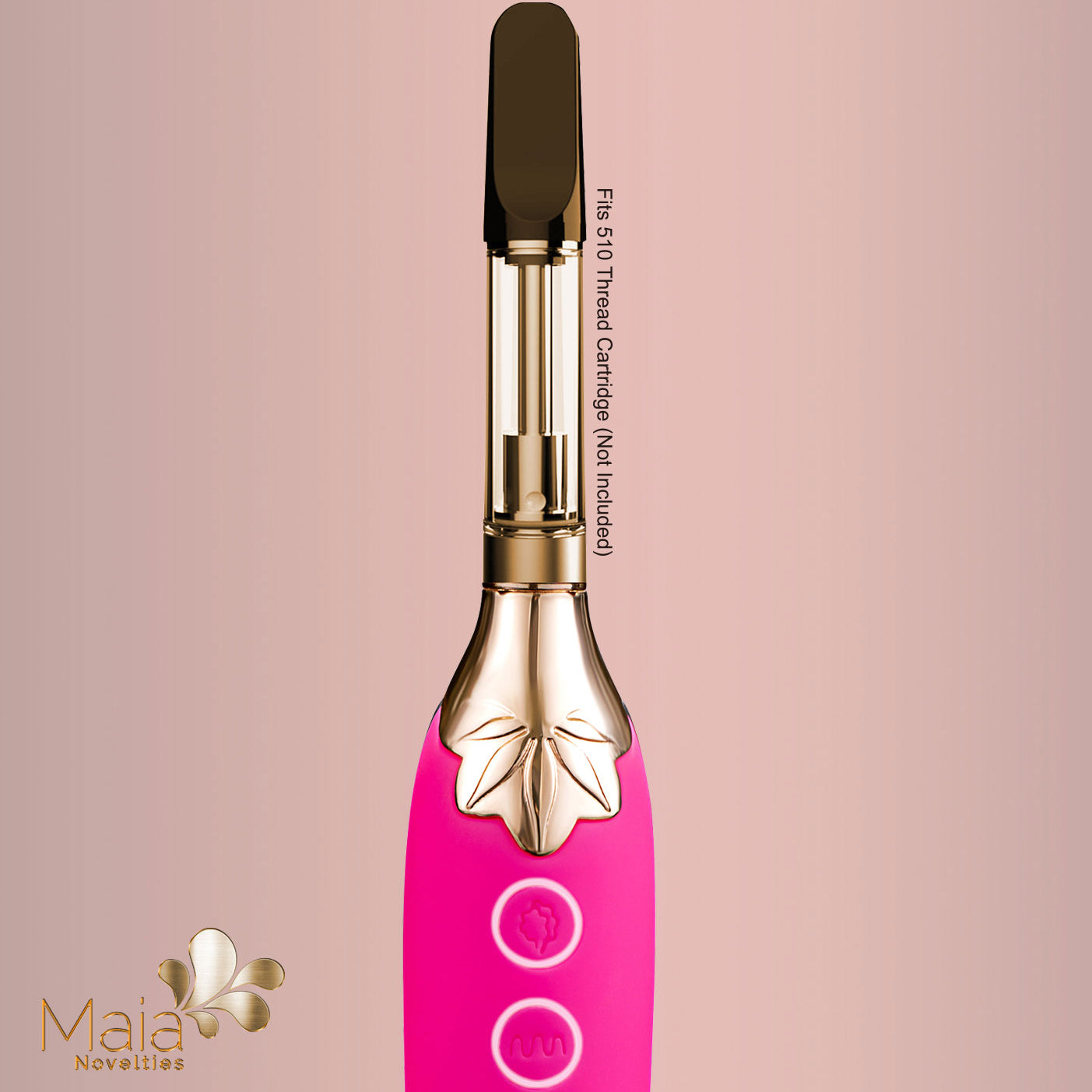 Vaporator Silicone Vibrator 420 Series - Pink-Vibrators-Maia Toys-Andy's Adult World