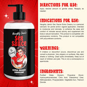 Naughty Jane's Sex Sauce Extra Creamy Lubricant 16 Oz-Lubricants Creams & Glides-XR Naughty Jane's-Andy's Adult World