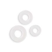 Firefly - 3 Pc Bubble Rings - White-Cockrings-nsnovelties-Andy's Adult World