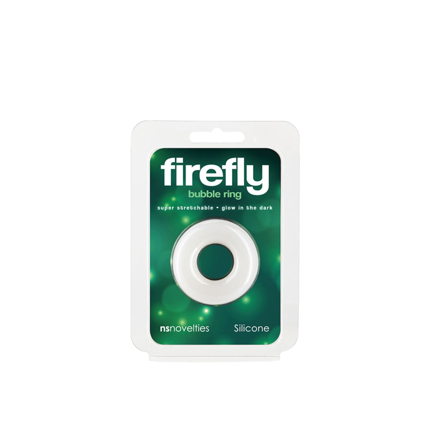 Firefly - Bubble Ring - Small - White-Cockrings-nsnovelties-Andy's Adult World