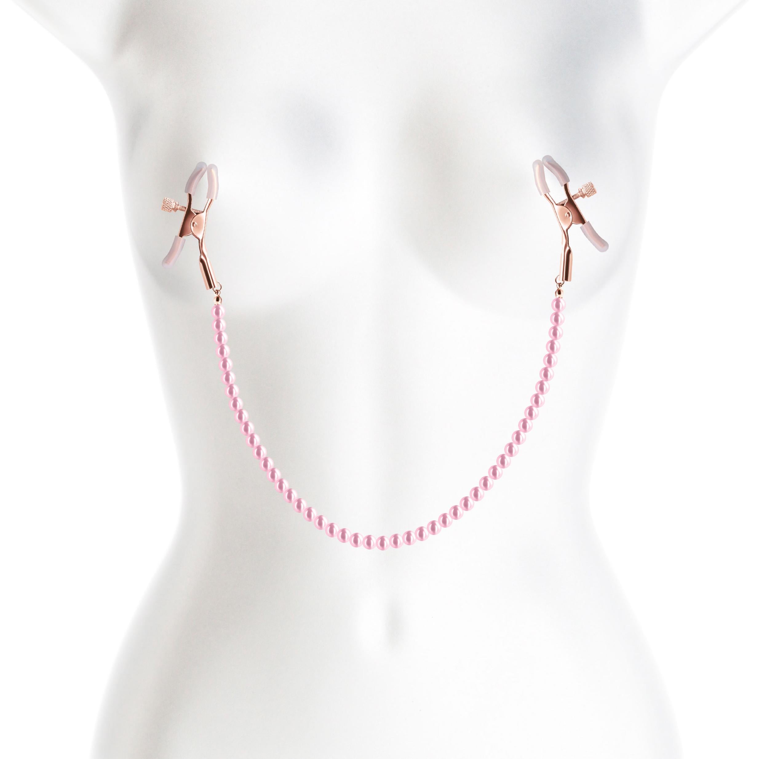 Bound - Nipple Clamps - Dc1 - Pink-Nipple Stimulators-nsnovelties-Andy's Adult World