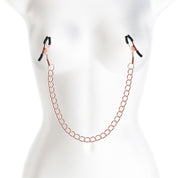 Bound - Nipple Clamps - Dc2 - Rose Gold-Nipple Stimulators-nsnovelties-Andy's Adult World