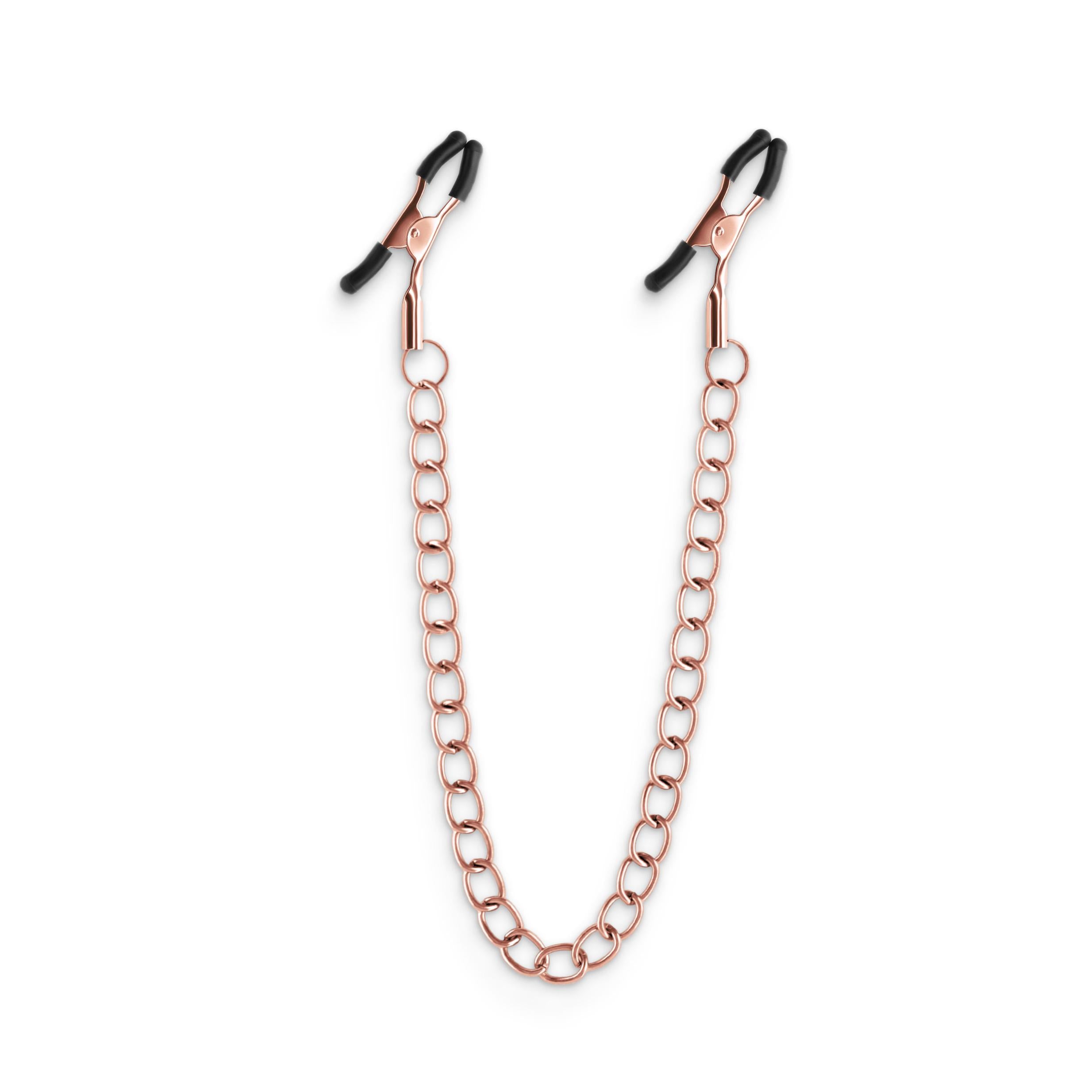 Bound - Nipple Clamps - Dc2 - Rose Gold-Nipple Stimulators-nsnovelties-Andy's Adult World