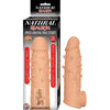 Natural Realskin Spiked Vibrating Penis Xtender - White-Penis Extension & Sleeves-Nasstoys-Andy's Adult World