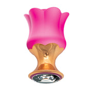 Goddess Diamond Bloom Massager - Fushcia-Vibrators-Nasstoys-Andy's Adult World