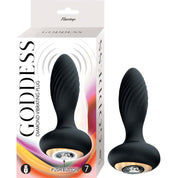 Goddess Diamond Vibrating Plug - Black-Anal Toys & Stimulators-Nasstoys-Andy's Adult World