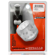 Airballs Air-Lite Vented Ball Stretcher - Clear Ice-Cockrings-Oxballs-Andy's Adult World