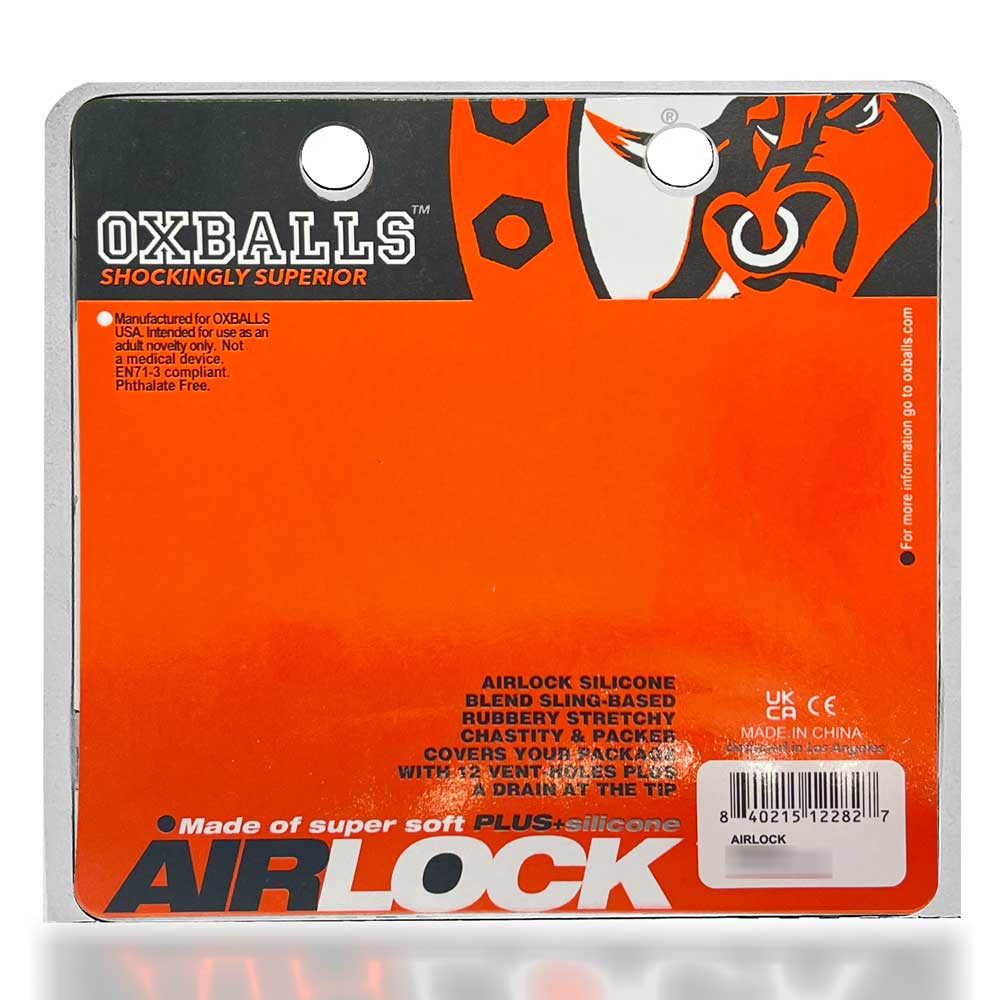 Airlock Air-Lite Vented Chasity - Clear Ice-Cockrings-Oxballs-Andy's Adult World