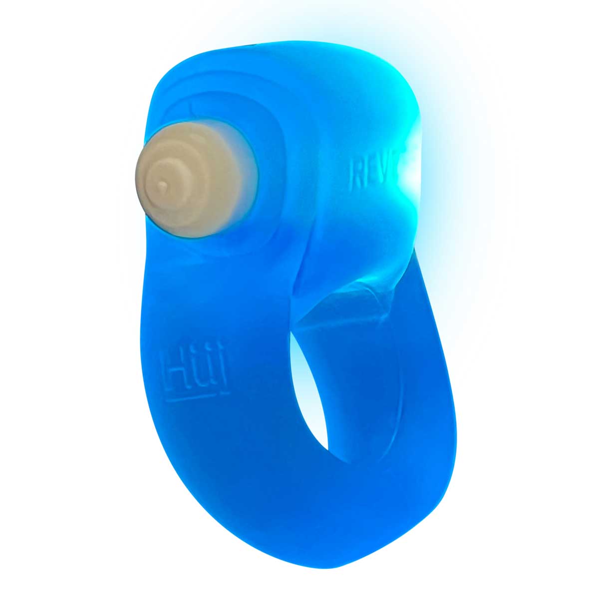 Glowdick Cockring With Led - Blue Ice-Cockrings-Oxballs-Andy's Adult World