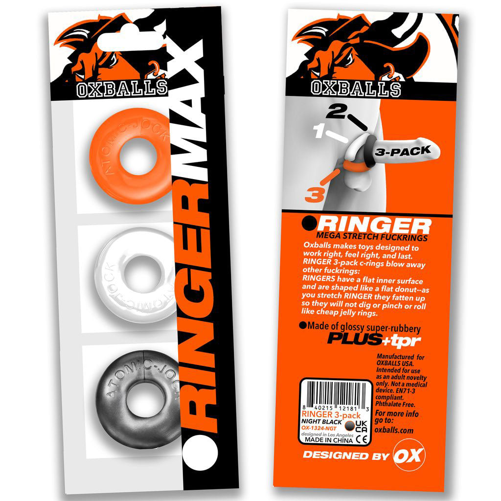 Ringer Max 3-Pack - Hazzard-Cockrings-Oxballs-Andy's Adult World