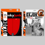 Hunker Comfy-Pouch Slider-Strap Jock Red Hot Large-Lingerie & Sexy Apparel-OXJok-Andy's Adult World