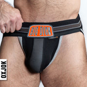 Bulger the Big Pouch Jock Black Iron Large-Lingerie & Sexy Apparel-OXJok-Andy's Adult World