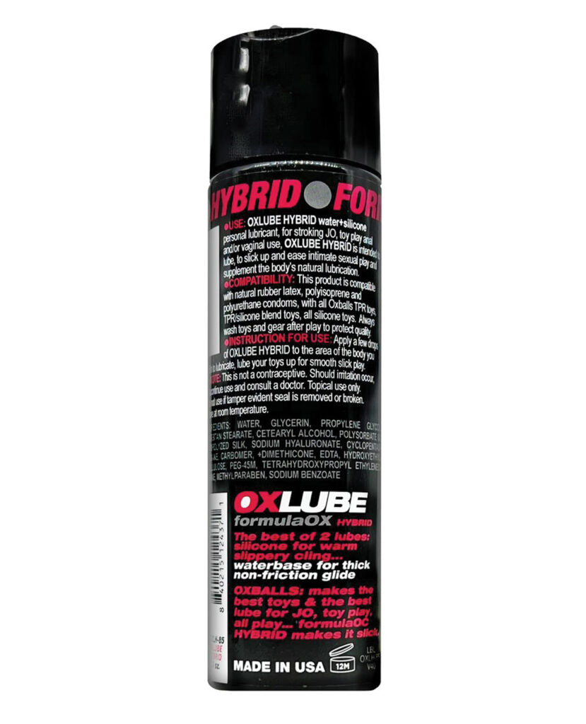 Oxlube Hybrid 8.5 Oz-Lubricants Creams & Glides-OXLube-Andy's Adult World