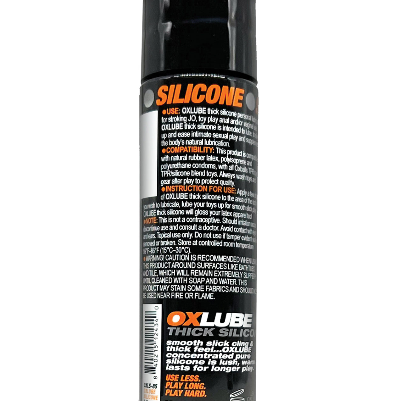 Oxlube Silicone 4.4 Oz-Lubricants Creams & Glides-OXLube-Andy's Adult World